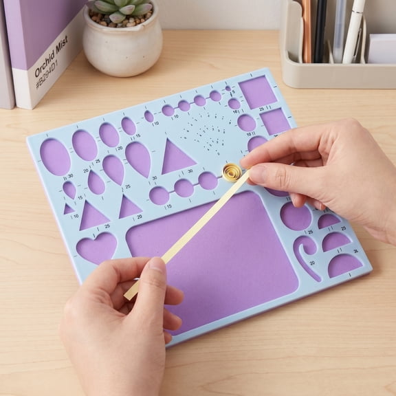 FOMIYES Quilling Template Board Multicolor Plastic for DIY Beginners Versatile Sizes