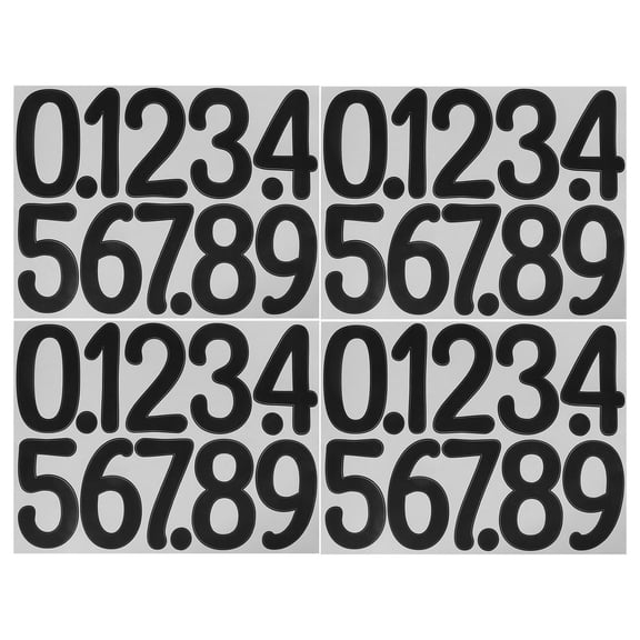 FOMIYES Racing Number Decals Self Adhesive Stickers for Address Signs and Mailbox Outdoors