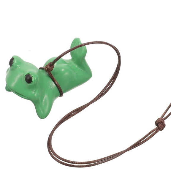 FOMIYES Frog Car Mirror Hanging Ornament Light Green Rear View Mirror Accessories Unique Design