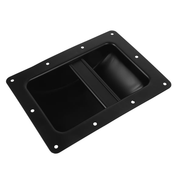 FOMIYES Internal Door Handles Iron Black 1Pcs for Empty Box Body