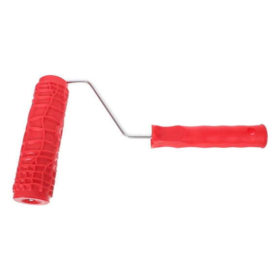 FOMIYES Red Stone Texture Roller, Easy to Use for Painting and Decorative Art