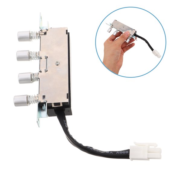 FOMIYES Reliable Four Key Range Hood Control Switch Panel Compatible with Most Major Kitchen Hoods