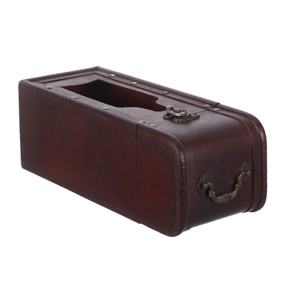 FOMIYES Retro Wooden Wine Box with Solid Wood Construction for Safe Wine Packing