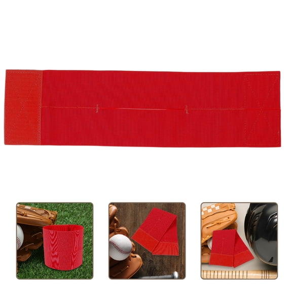 FOMIYES Reusable Glove Wrap for Softball Glove Enhanced Performance in Red 1Set