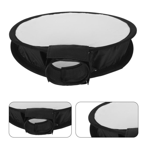 FOMIYES Round Flash Light Softbox Diffuser Portable Foldable Camera Flash Diffuser for Even Light