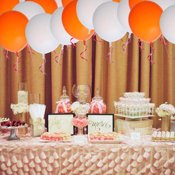 FOMIYES Round Helium Filling Latex Balloons 50 Pcs for Dances