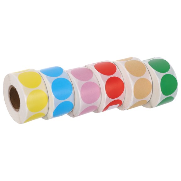 FOMIYES Round Kraft Paper Jam Jar Labels Self Adhesive Writable Stickers for Kitchen Organization