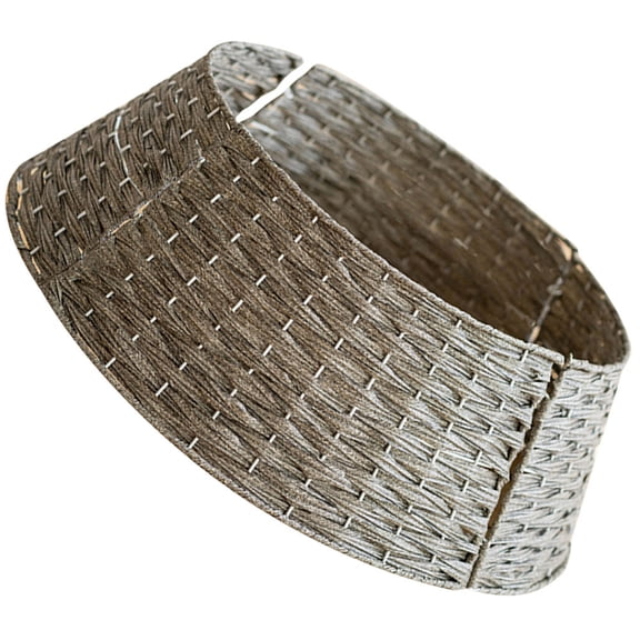 FOMIYES Rustic Farmhouse Tree Collars Grey 60.00X40.00X17.00in Plastic for Christmas Decoration 1Pack