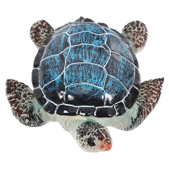 FOMIYES Sea Turtle Decor Miniature Figurine Realistic Turtle Animal Figurine Resin Turtle Adornment Resin Turtle Figurine Realistic Sea Turtle