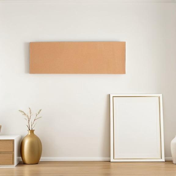 FOMIYES Beige Sticky Cork Board Roll for Office Bulletin Boards, Easy to Install and Wall Display