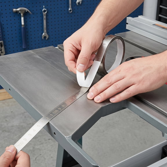 FOMIYES Self Adhesive Metal Measuring Tape for Table Saw Gauge and Workshop Use