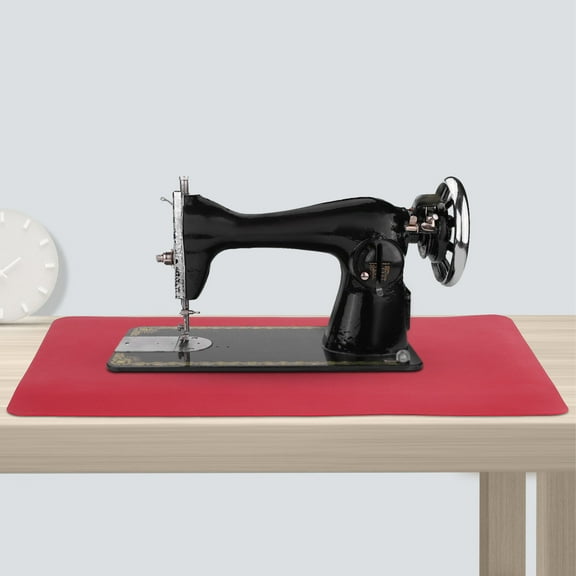 FOMIYES Sewing Machine Mat Sewing Machine Pad Red Waterproof for Sewers 1Pcs