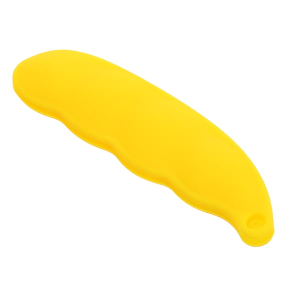 FOMIYES Silicone Kitchen Finger Protector Finger Guard Yellow Anti Slip 1Set