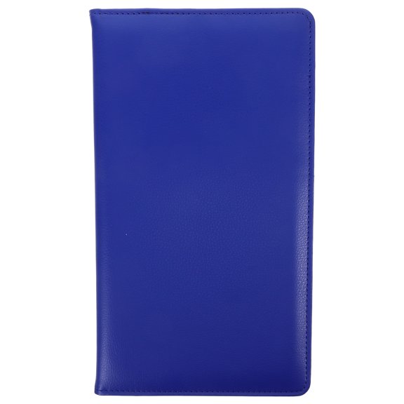 FOMIYES Sky-Blue PU Server Writing Pads Organizer for Home Billfold Check Holder