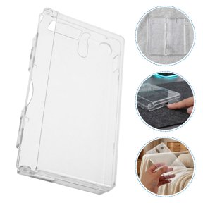 FOMIYES Slim Fit Transparent Game Console Case with Hard Shell and Impact Absorption