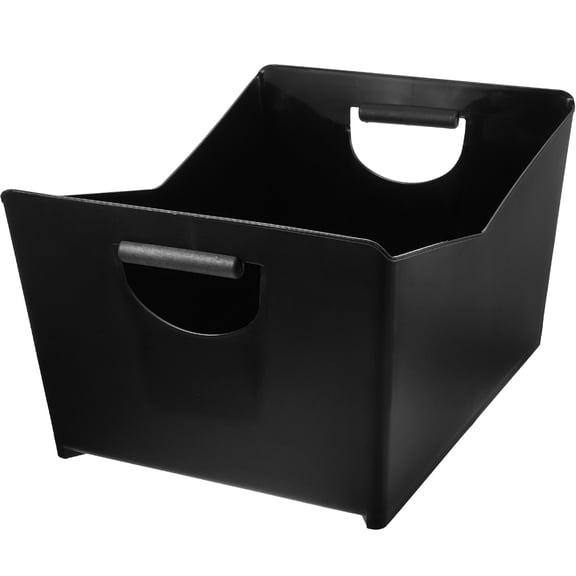FOMIYES Smooth and Sturdy Black PP Ice Cube Bucket - Keeps Drinks Cold