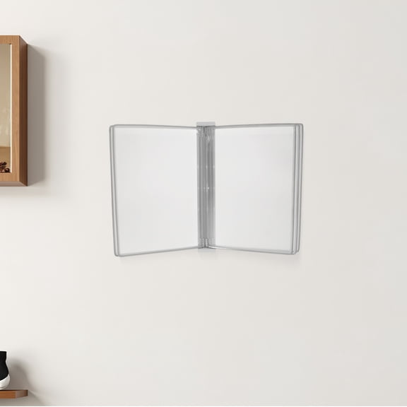 FOMIYES Space Saving Grey Wall Mounted Organizer for Files with Easy Access and Secure Wall Mount