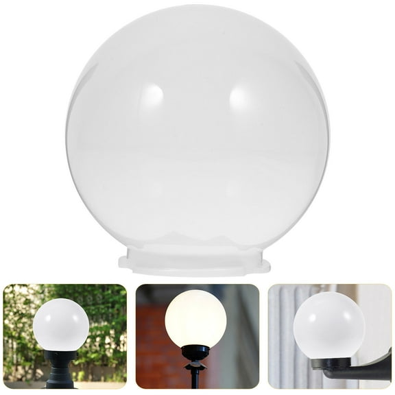 FOMIYES Sphere outside Ball Lampshade Garden Decor Child 12.00X12.00X7.00CM White