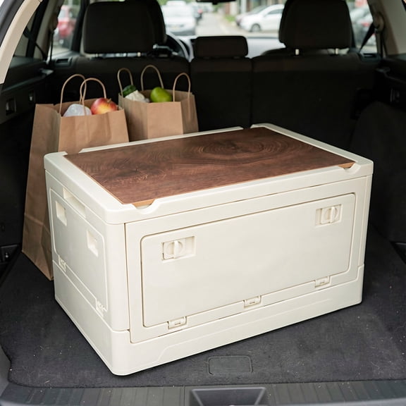 FOMIYES Foldable Trunk Storage Container, Multi, Quick Access, Versatile for Outdoor Use