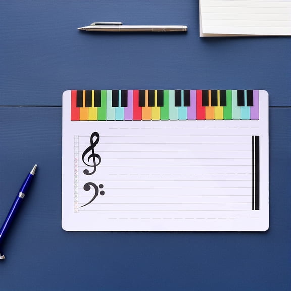 FOMIYES Music Notation Whiteboard Erasable Plastic Board 1Set