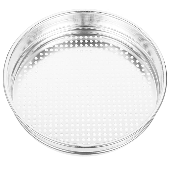 FOMIYES Stainless Steel Round Sieve with Mesh Screen for Home Kitchen Grain Sifting and Manual Soil Straining
