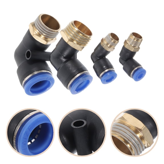 FOMIYES Straight Coupling Connector Air Pipe Fitting Crimp