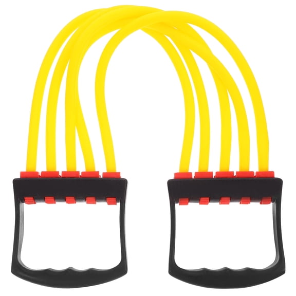 FOMIYES Strength Adjustable Exercises Resistance Bands Office Man Yellow