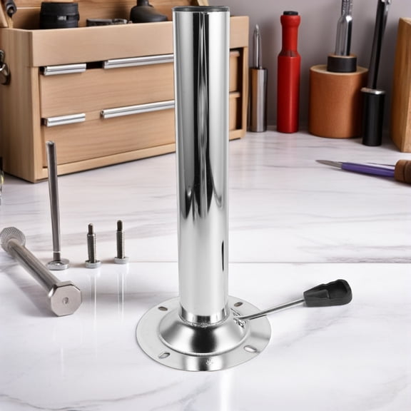 FOMIYES Universal Bar Stool Swivel Base Replacement with Smooth Swivel and Height Adjustable Gas Lift