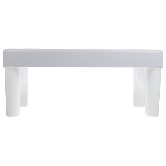 FOMIYES  Toilet Stool Bathroom Potty Training Step Stools for Adults Foldable Grey