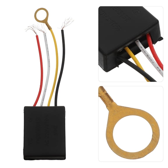 FOMIYES Black Touch Control Switch Module for Desk Lamp with Precise Dimmer and High Power Support
