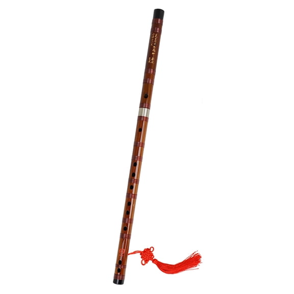 FOMIYES Traditional Chinese Bamboo Flute Instrument for Playing Smooth Surface and Fine Pattern