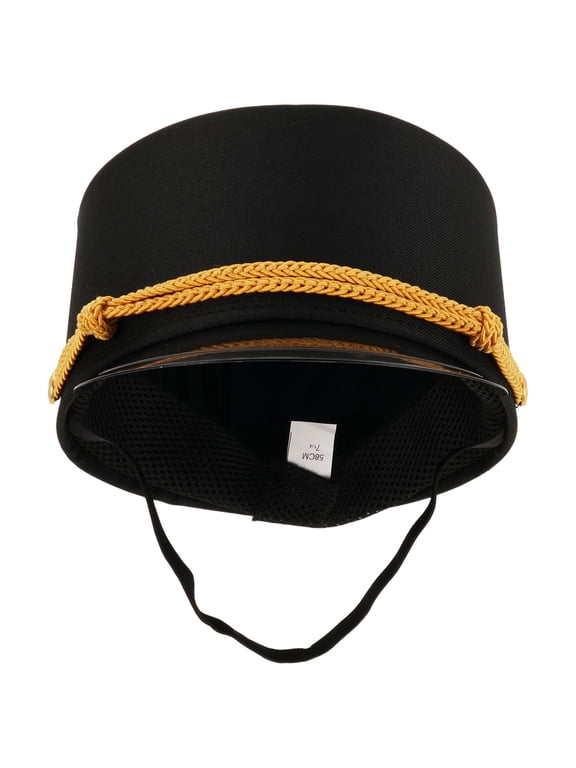 Train Engineer Cap Classic Railway Style and Breathable Fabric Hat for Photo Shoot Prop