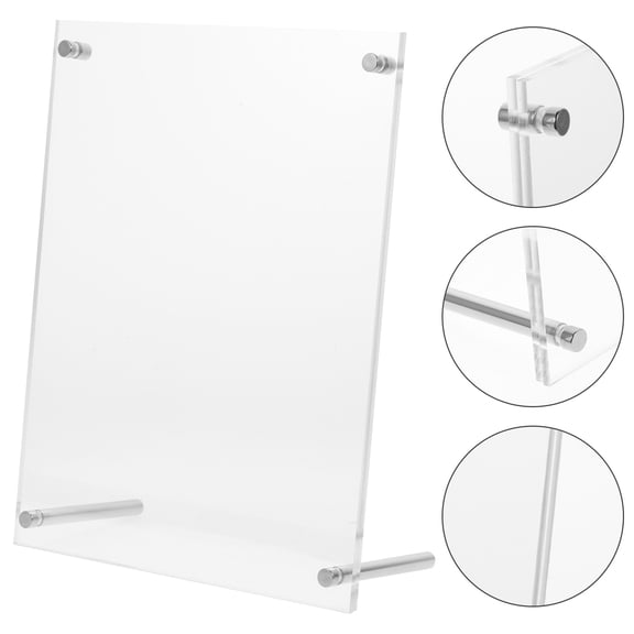FOMIYES Transparent Desktop Photo Frame for Certificate Authorization and Business License