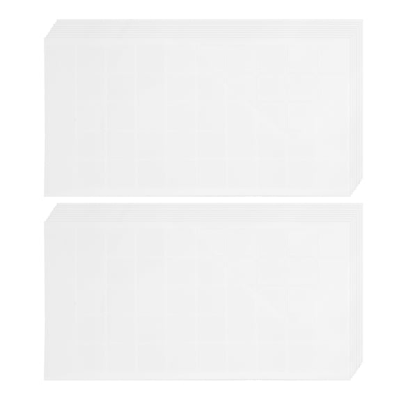 FOMIYES Clear Double-Sided Adhesive Pads for Decoration, Versatile Acrylic Sticky Fixers, 100 Pieces for Home and Craft Use
