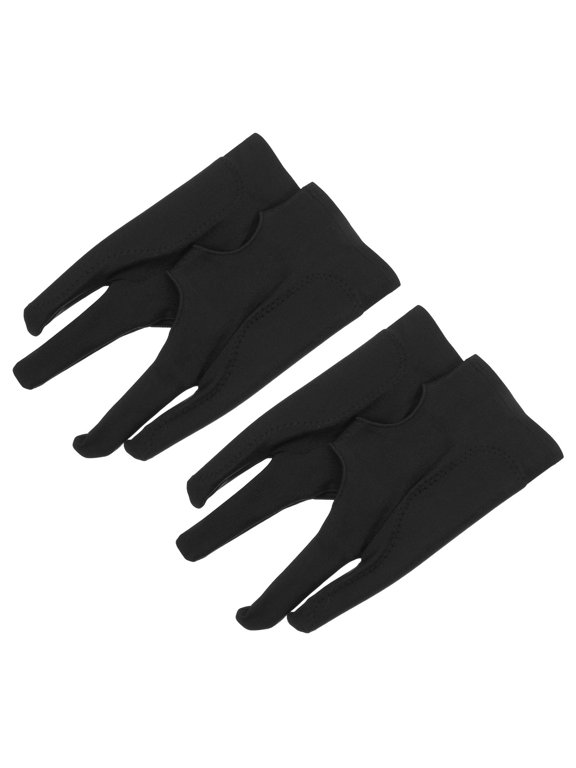 4pcs Two Finger Drawing Glove for Artists with Enhanced Grip