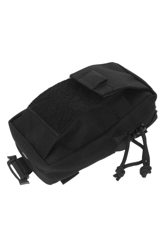 Universal Fit Backpack Shoulder Strap Phone Pouch with Weatherproof Design and Zippered Storage Pocket