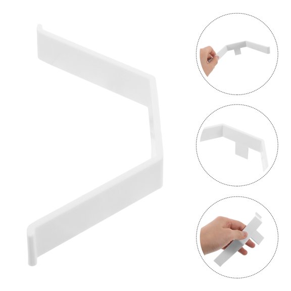 FOMIYES Universal Protective Screen for Grinder in White Preventing Splash and Debris on Craft Surfaces