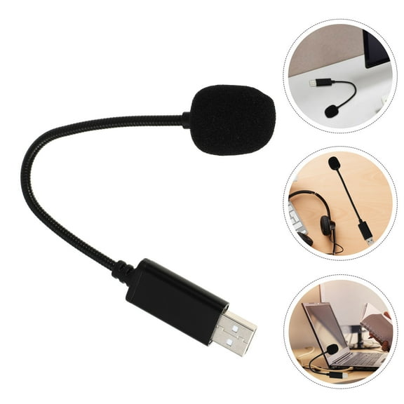 FOMIYES Usb Condenser Mic for Performances 1Pack 21x0.3cm Black for Students