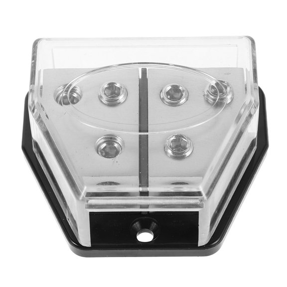 FOMIYES Vehicle Audio Power Distribution Block Amplifier Splitter with Noise Shielding