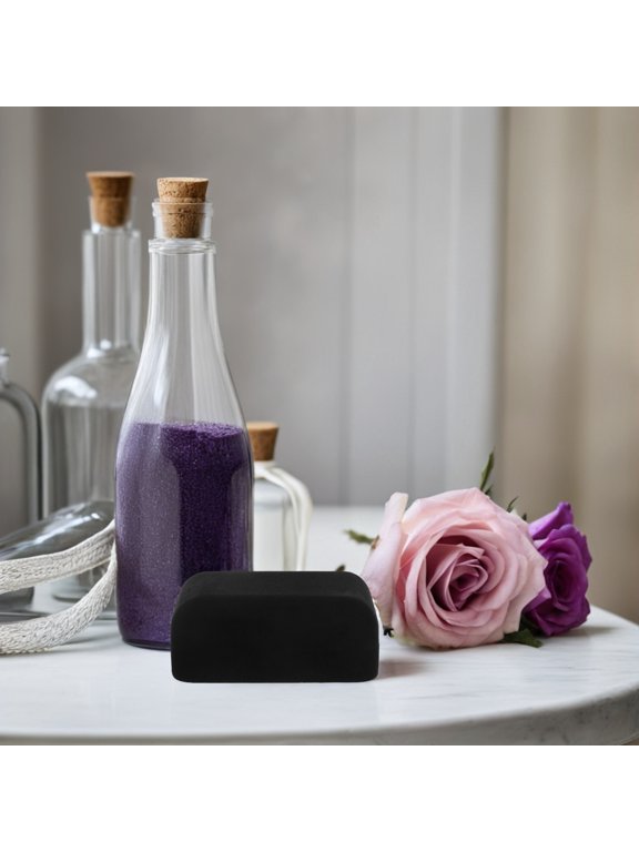 Velvet Cufflink Display Case with Elegant Black Lining for Storage and Travel Accessory Organizer
