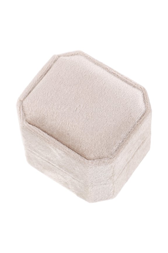 Velvet Ring Case with Elegant Embedding Slots and Scratch Protection for Home Use