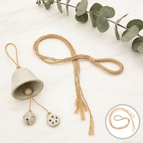 FOMIYES Versatile Beige Metal Cord for Wind Chimes and Ornament Hanging