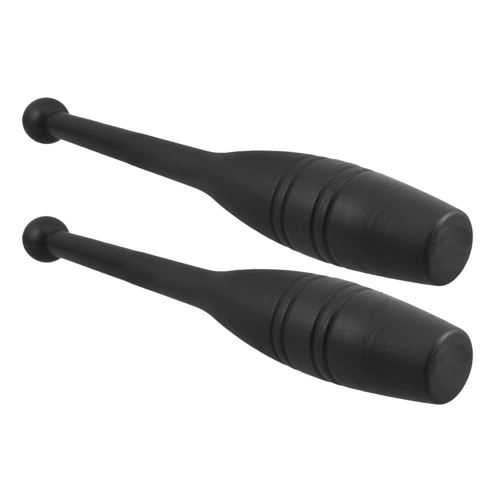 FOMIYES Versatile Black PP Indian Clubs for Engaging Home Workouts 2Pcs ...