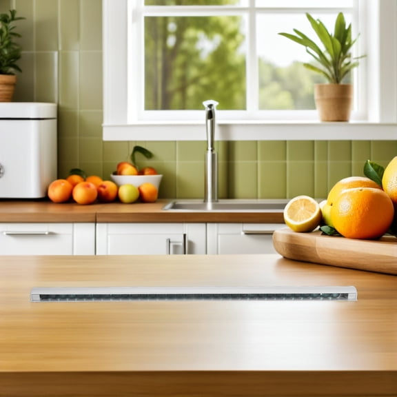 FOMIYES Wall Mounted Aluminum Ticket Rail for Home Kitchen Order Management and Receipt Holding