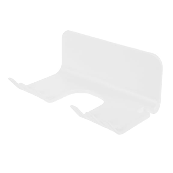 FOMIYES Wall Mounted White Plastic Table Tennis Paddle Holder Stable Racket Base