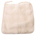 Car Key Pad FOMIYES Washable White Faux Fur Chair Pad Plush Seat Cover for Car ...