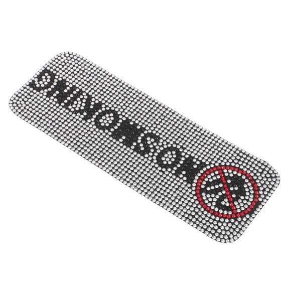 FOMIYES Waterproof No Smoking Sign Sticker for Vehicle Doors with Stylish Multi Color Design