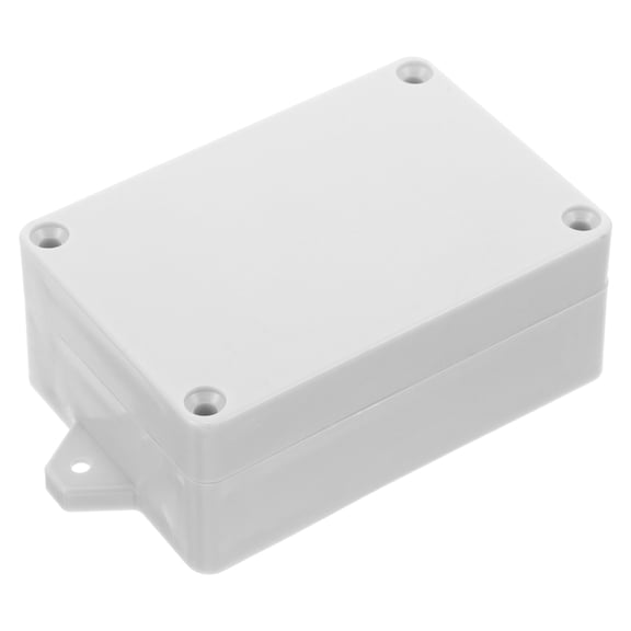 FOMIYES Weatherproof Plastic Electrical Junction Box White for Outdoor Lamp and Cable Wire Connections