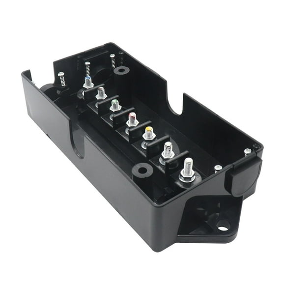 FOMIYES Weatherproof Trailer Wiring Junction Box Compact Lightweight Electrical Enclosure