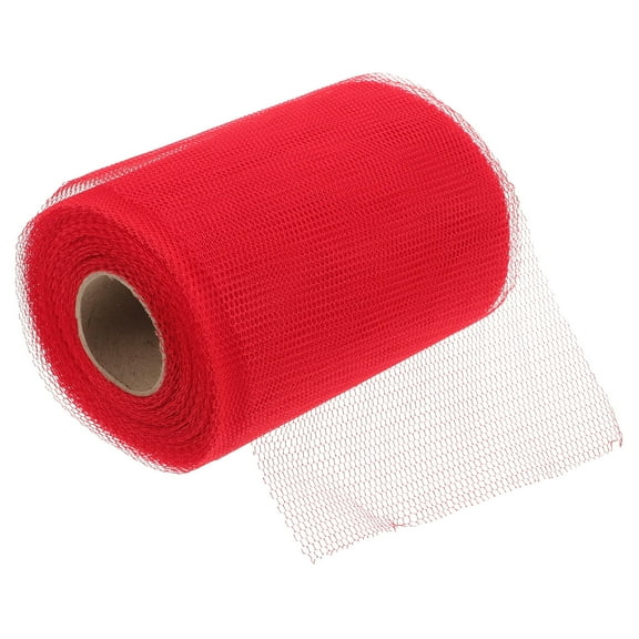 FOMIYES Cuttable Gauze Fine Mesh Wedding Mesh Gauze Red 1 Roll 1181.1X5.3X0.04In